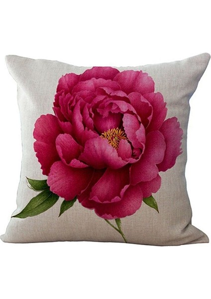 5x Vintage Çiçek/çiçek Keten Dekoratif Atış Yastık Kılıfı Yastık Kapağı Ev Kanepe Dekoratif Gül (Yurt Dışından) modelleri