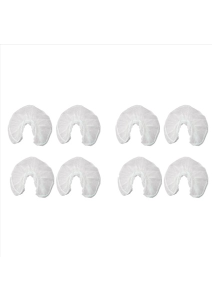 100X U Şekilli Tek Kullanımlık Dokunulmamış Başlık Yastık Kağıdı Güzellik Spa Salon Yatak Örtüsü Masaj Yüzü Beşik Kafa Dinlenme Kapakları (Yurt Dışından)