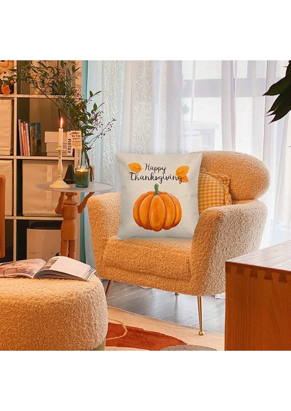 Sonbahar Dekoru Için Yastık Kapakları 18X18 Set 4 Farmhouse Sonbahar Dekorasyonları Şükran Günü Ev Dekoru Atma Yastıkları (Yurt Dışından) indirimleri