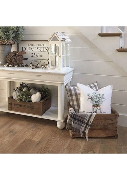 Çiftlik Evi Dekor Yastık 18X18 Inç 8 Atış Yastık Kapakları Çiftlik Dekorasyon Yastık Kılıfı Kanepe Kanepe Için (Yurt Dışından) fiyatları