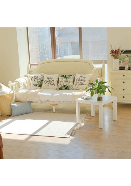 Bahar Yastığı Kapakları 18X18 Set 4 Çiftlik Bahçesi Yastıklar Yastıklar Bahar Dekorasyonları Yastık Kılıfı Kanepe Için Ev Dekor (Yurt Dışından) fırsatları