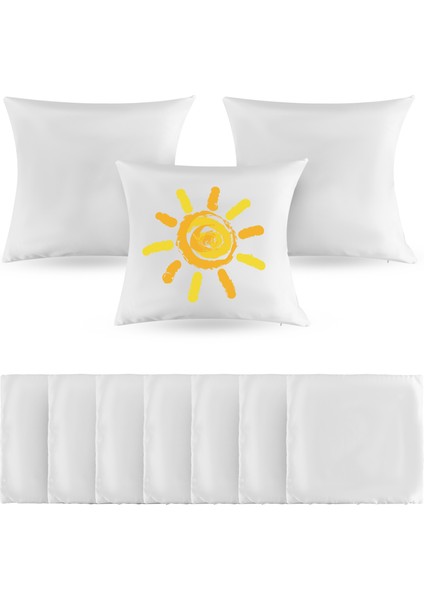 40X40 Beyaz Düz Süblimasyon Boşlukları Yastık Kılıfı Yastık Kapağı Yastık Kılıfı Isı Transferi Için Dıy Si Olarak Pres 10 Pcs (Yurt Dışından)