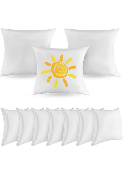 40X40 Beyaz Düz Süblimasyon Boşlukları Yastık Kılıfı Yastık Kapağı Yastık Kılıfı Isı Transferi Için Dıy Si Olarak Pres 10 Pcs (Yurt Dışından) fiyatları