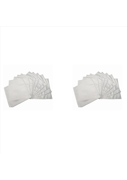 40X40 Beyaz Düz Süblimasyon Boşlukları Yastık Kasası Yastık Kapağı Yastık Kılıfı Isı Transferi Için Dıy Si Olarak Pres 20 Pcs (Yurt Dışından)