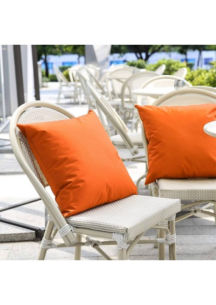 6pcs Açık Su Geçirmez Yastık Suya Dayanıklı Bahçe Sandalyesi Yastık Kılıfı Kanepe Dekorasyonu Için 18X18 Inç (Yurt Dışından) fırsatları