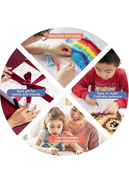 Mandal Kanca Yastığı Kiti Yetişkinler Için Çocuklar Çocuk Diy Atma Yastığı Kapak Baskılı Tuval Yahudgin Desen El Işçili Tığ Dekoru (Yurt Dışından) fiyatları