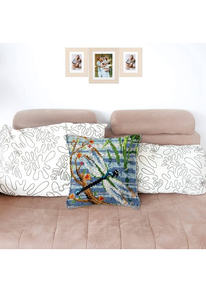 Mandal Kanca Yastığı Kiti Yetişkinler Için Çocuklar Çocuk Diy Atma Yastığı Kapak Baskılı Tuval Yahudgin Desen El Işçili Tığ Dekoru (Yurt Dışından) fırsatları