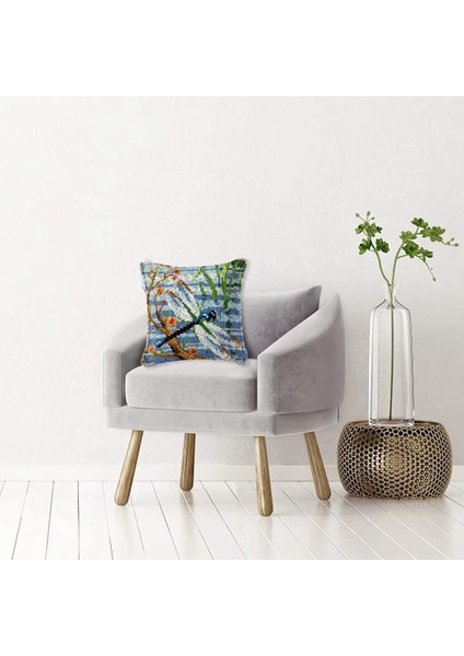 Mandal Kanca Yastığı Kiti Yetişkinler Için Çocuklar Çocuk Diy Atma Yastığı Kapak Baskılı Tuval Yahudgin Desen El Işçili Tığ Dekoru (Yurt Dışından) indirimleri