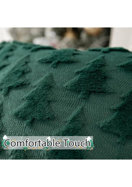 Yastık Kapaklar Yumuşak Peluş Kürk Ağacı Dekoratif Atma Yastık Vuruşlar Kanepe Çekyeleri Için Yastık Kıyısı Kış Ev Dekor (Yurt Dışından) fırsatları