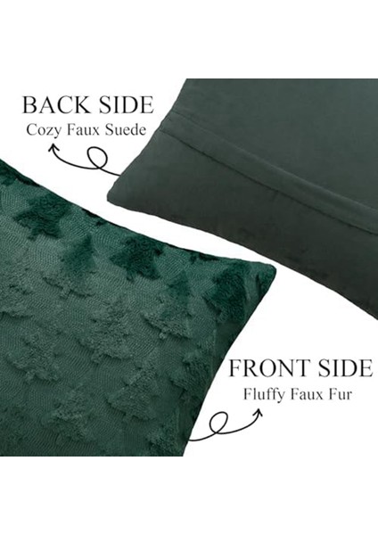 Yastık Kapaklar Yumuşak Peluş Kürk Ağacı Dekoratif Atma Yastık Vuruşlar Kanepe Çekyeleri Için Yastık Kıyısı Kış Ev Dekor (Yurt Dışından) indirimleri