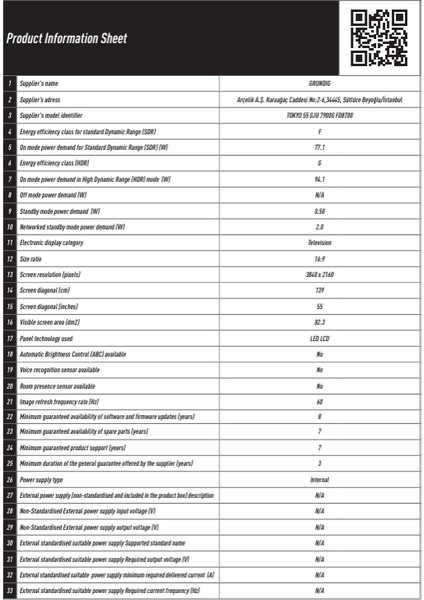 55GJU7900 G 55" 140 Ekran Uydu Alıcılı 4K Ultra HD Google Smart LED TV