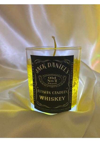 Viski Görünümlü Kokulu Bardak Mum