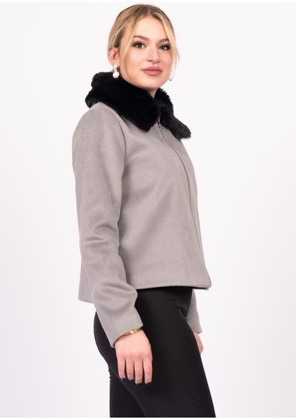 Frostluxe Fur-Collar Short Coat – 2628 modelleri