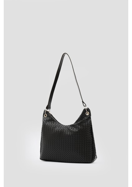 Jude Örgülü Omuz Çantası Siyah modelleri