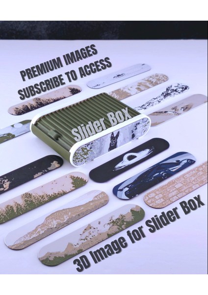 Değiştirilebilir Görüntülere Sahip Kaydırma Kutusu - Düzenleyici Saklama Alanı