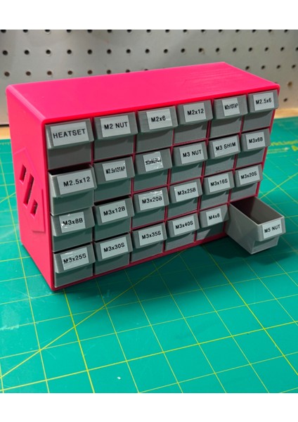 Voron Hardware Organizer Genişletilmiş Remix modelleri