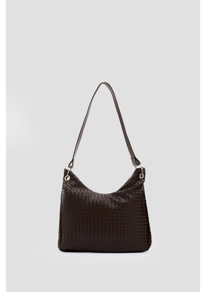 Jude Örgülü Omuz Çantası Acı Kahve modelleri