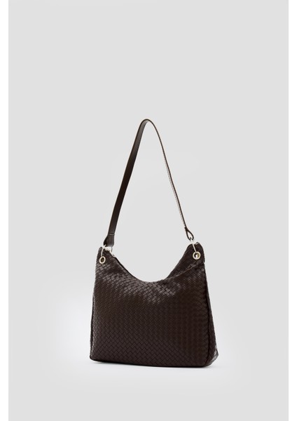 Jude Örgülü Omuz Çantası Acı Kahve fırsatları