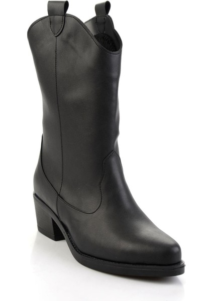 Mat Siyah Kadın Çizme K03021090309 fiyatları