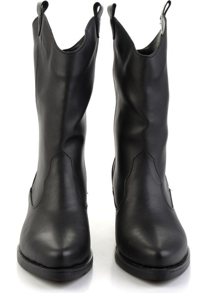 Mat Siyah Kadın Çizme K03021090309 fırsatları