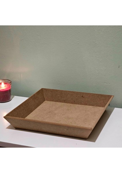 Ahşap Ham Hobi Boyamalık Ekmek Kutusu Mdf