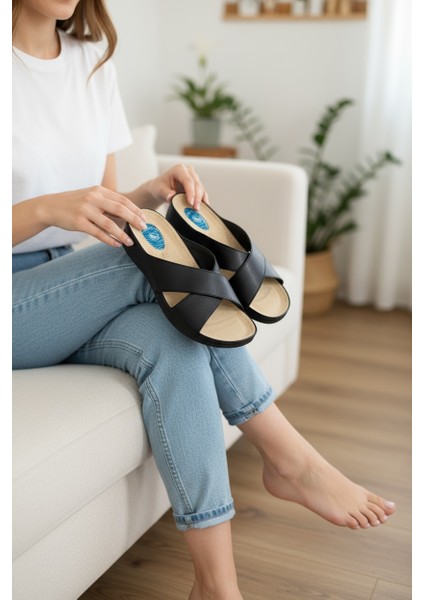 Tam Ortopedik Anatomik Taban Topuk Dikenine Uygun Terlik 994 modelleri