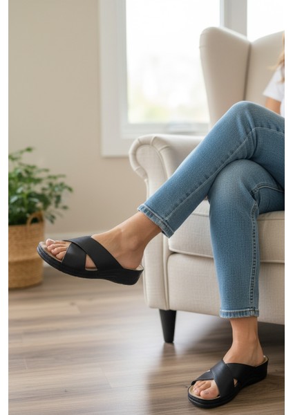 Tam Ortopedik Anatomik Taban Topuk Dikenine Uygun Terlik 994 fırsatları