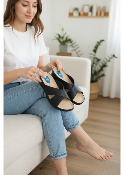 Tam Ortopedik Anatomik Taban Topuk Dikenine Uygun Terlik 994 indirimleri