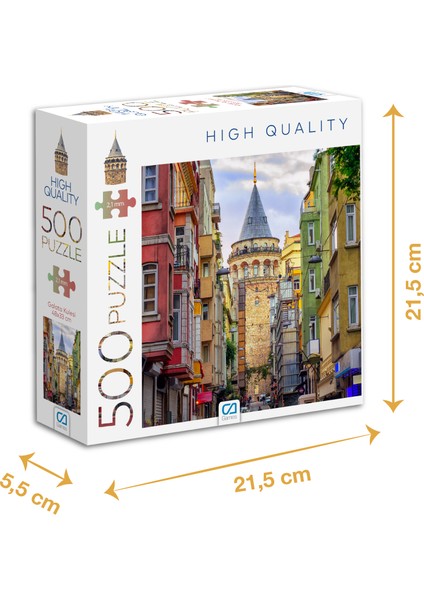 Galata Kulesi - 500 Parçalı Puzzle