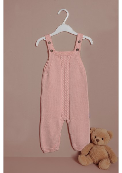 % 100 Pamuk Kız Bebek Pembe Triko Örme 2'li Takım-Ekstra Yumuşak ve Rahat indirimleri