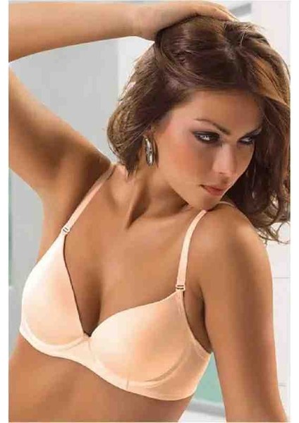 Kadın Bej Micro Kumaş Desteksiz Balenli Klasik Sütyen 7010 fiyatları