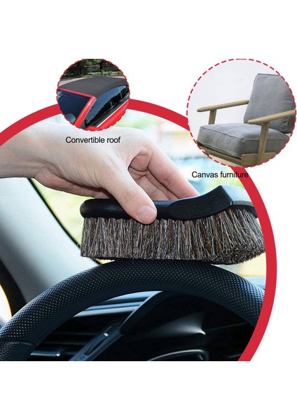 Araba Temizleme Fırçası, Yumuşak At Saç Detaylandırma Fırçası Kaymaz Sökümlü Yıkama Araç Fırçası Jant Şasi, Radyatör Grille (Yurt Dışından) indirimleri
