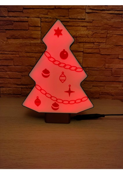 Rgb LED Işıklı Yılbaşı Ağacı Lambası modelleri