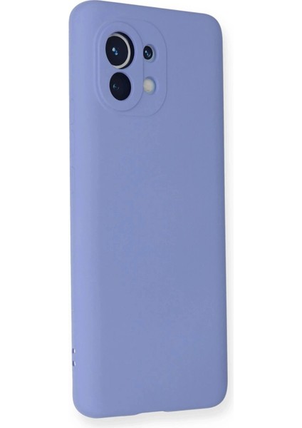 Xiaomi Mi 11 Kılıf Nano Içi Kadife Silikon - Lila fiyatları