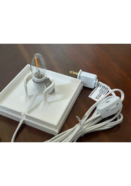 Klipsli Aksesuar Ampulü Için Kırışık Lamba Tabanı fiyatları