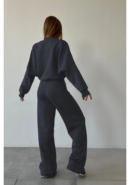 Kadın 3 Iplik Çımalı Bomber Ceket Eşofman Takımı fiyatları