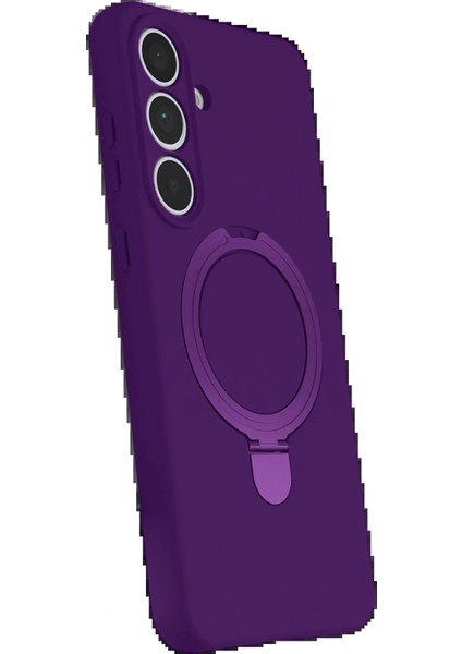 Samsung Galaxy S24 Fe Regal Magsafe Standlı Kapak - Derin Mor fiyatları