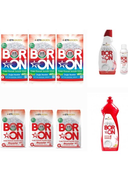 Doğal Çamaşır Deterjanı Renkliler ve Beyazlar Için 156 Yıkama+ Elde ve Makine Için Bulaşık Deterjanı