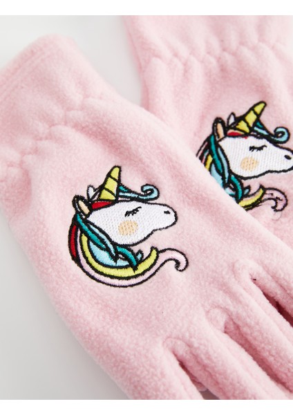 Unicorn Işleme Detaylı Polar Eldiven modelleri