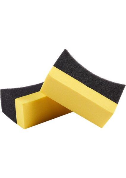 2x Konturlu Otomatik Tekerlekler Fırça Sünger Aletleri Aplikatör Lastik Göbek Temizliği Için Özel Özel Pansuman Ağda Pilisleme Sarı+Siyah (Yurt Dışından) indirimleri