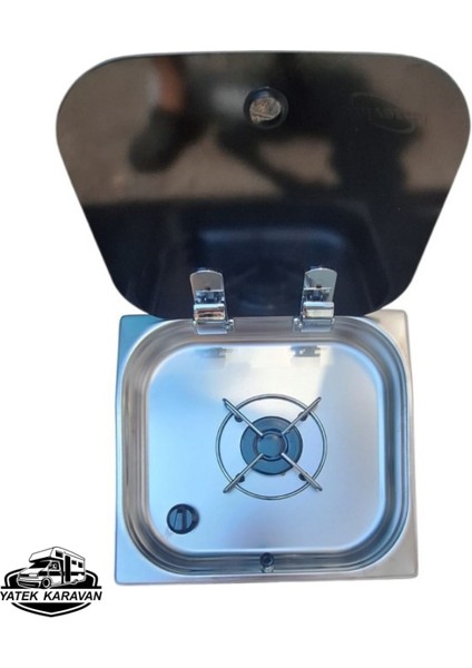 Karavan Tekne Cam Kapaklı Tek Ocak 33 x 35 modelleri