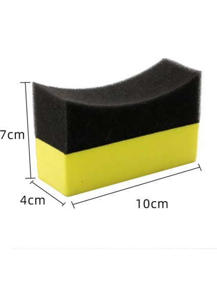 6pcs Lastik Kontur Pansuman Aplikatör Pedleri Parlak Parlaklık Renk Parlatma Sünger Balmumu (Yurt Dışından) fiyatları