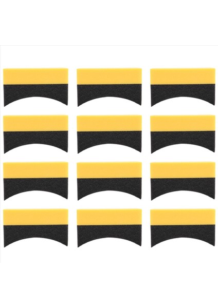 12 Adet Lastik Kontur Pansuman Aplikatör Pedleri Renk Parlatma Sünger Balmumu Parlatma Pedleri Lastik Parlatıcı Aplikatör Pedler (Yurt Dışından) modelleri