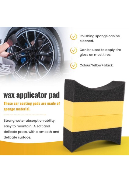 12 Adet Lastik Kontur Pansuman Aplikatör Pedleri Renk Parlatma Sünger Balmumu Parlatma Pedleri Lastik Parlatıcı Aplikatör Pedler (Yurt Dışından) indirimleri