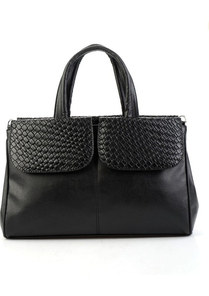 Siyah Siyah Kadın El Çantası C06650265509