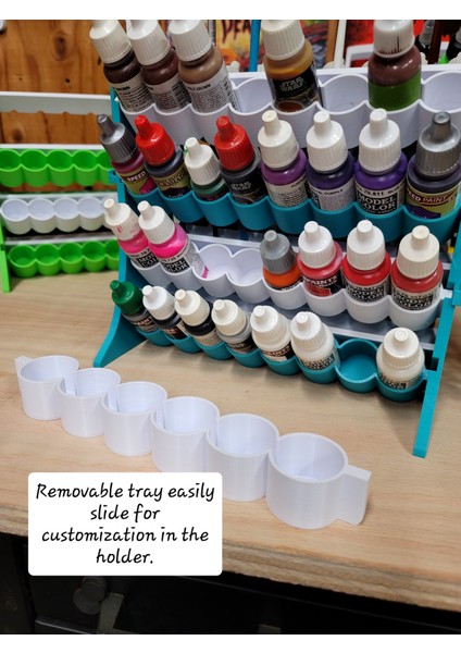 Tamamen Özelleştirilebilir 17-18 ml Boya Düzenleyici ve Tek Kullanımlık Boya Bardağı Tutucusu fırsatları