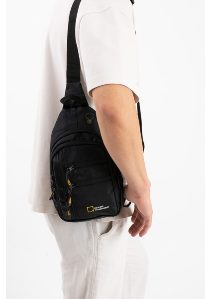 Su Geçirmez Çok Bölmeli Göğüs ve Omuz Çapraz Erkek Çantası