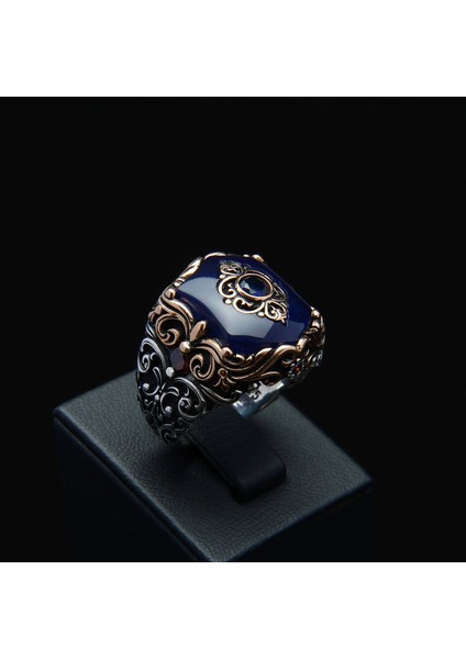 720 Safir Zirkon Gümüş Yüzük fiyatları