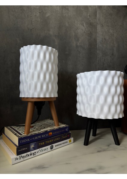 Işık Dalgası - 3D Ince Masa Lambası modelleri