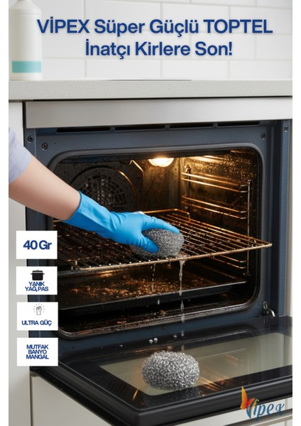 Süper Güçlü Toptel - Inatçı Kirlere Son! 2 Adet Toptel 40 gr fiyatları